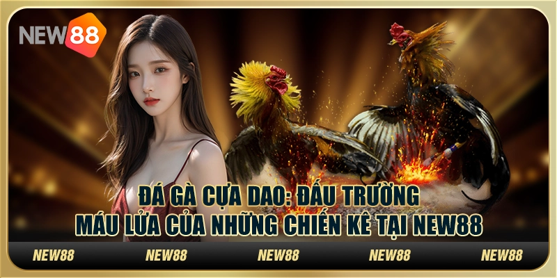 Đá gà cựa dao: Đấu trường máu lửa của những chiến kê tại New88