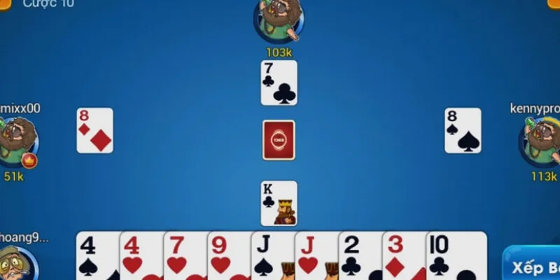 Mô tả luật chơi Phỏm trực tuyến một cách dễ hiểu