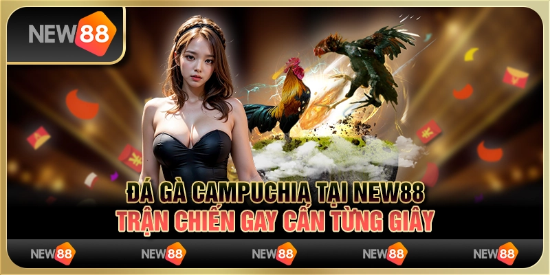 Đá gà Campuchia tại New88: Trận chiến gay cấn từng giây