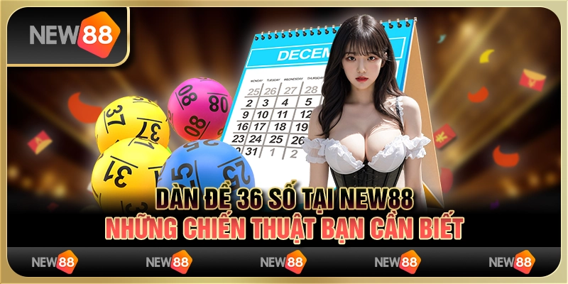 Dàn đề 36 số tại New88: Những chiến thuật bạn cần biết