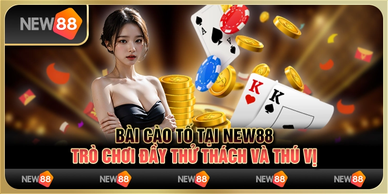 Bài Cào Tố tại New88: Trò chơi đầy thử thách và thú vị