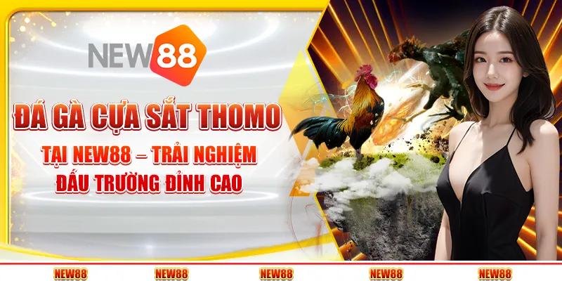 Đá gà cựa sắt Thomo tại New88 – Trải nghiệm đấu trường đỉnh cao