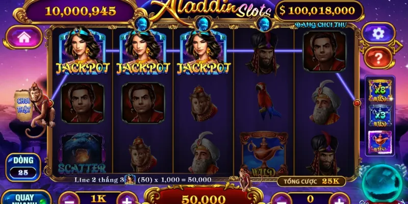 Mẹo giúp bạn chiến thắng lớn trong Aladdin Wishes