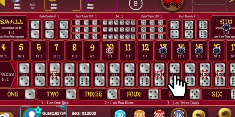 Các chiến thuật đặt cược hiệu quả trong Live Sic Bo