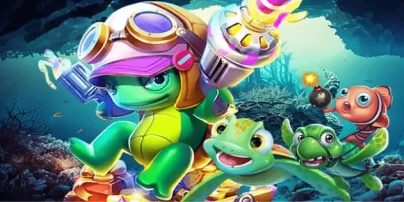 Cách săn cá lớn hiệu quả nhất khi chơi bắn cá rùa xanh