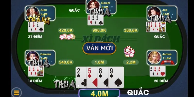 Những quy tắc quan trọng cần biết khi chơi bài xì dách