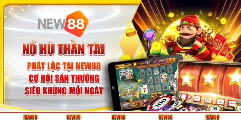 Nổ Hũ Thần Tài Phát Lộc tại New88 - Cơ hội săn thưởng siêu khủng mỗi ngày