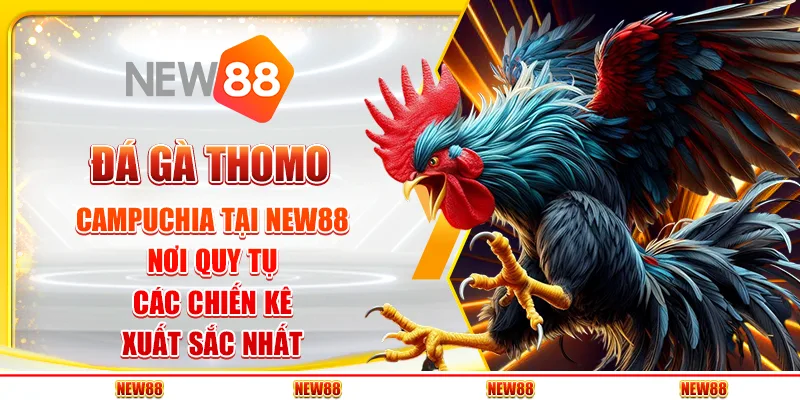 Đá gà thomo campuchia tại New88 - Nơi quy tụ các chiến kê xuất sắc nhất