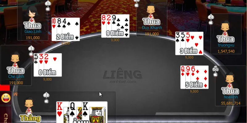 Những thông tin cơ bản về game bài Liêng Online