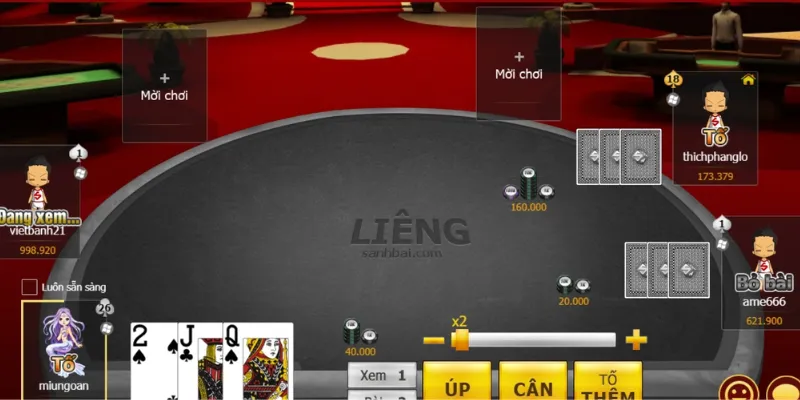 Các chiến thuật tối ưu khi chơi game bài liêng