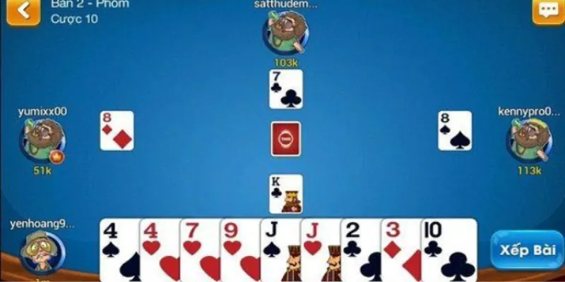 Chiến thuật bốc bài và xếp bài thông minh trong Phỏm
