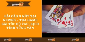 Bài cào 9 nút tại New88 - Tựa game bài tốc độ cao, kịch tính từng ván