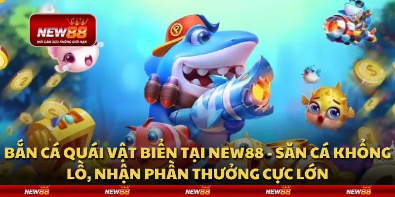 Bắn cá quái vật biển tại New88 - Săn cá khổng lồ, nhận phần thưởng cực lớn
