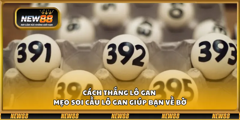 Cách thắng lô gan – Mẹo soi cầu lô gan giúp bạn về bờ