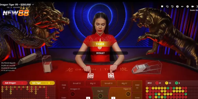 Tìm hiểu khả năng thắng cược trong Dragon Tiger